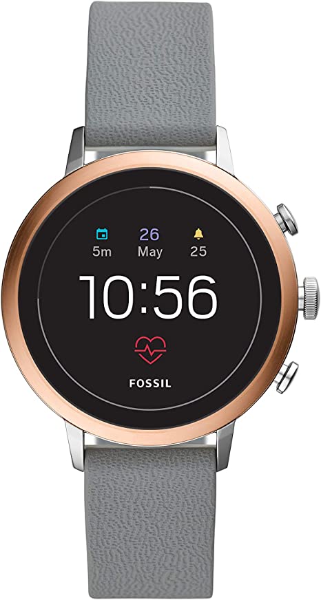 Fossil Women's Gen 4 Venture HR Stainless Steel Touchscreen Smartwatch